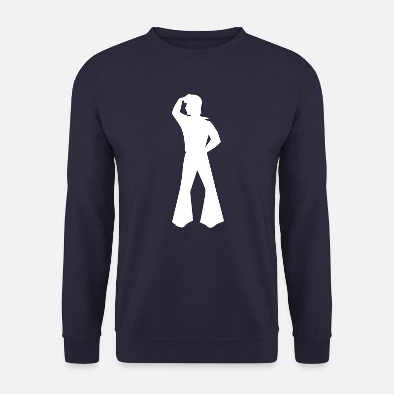 Mann in Schlaghose - Unisex Pullover - Navy