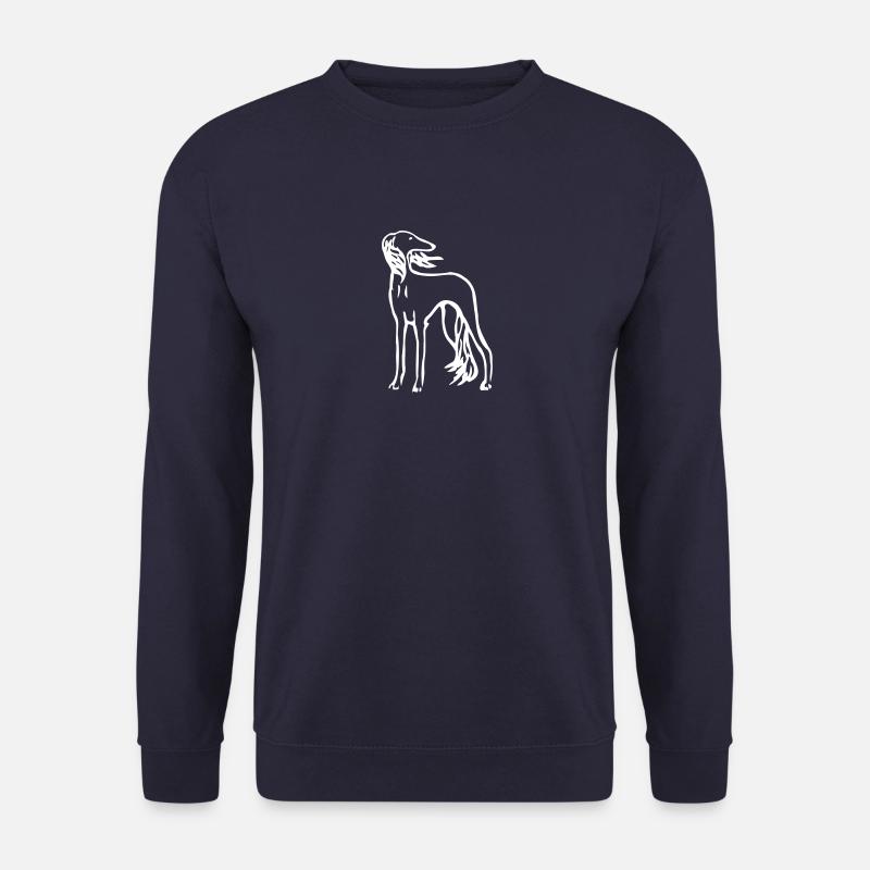 Saluki - Unisex Pullover - Navy