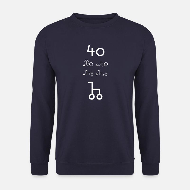 40Rollator - Unisex Pullover - Navy
