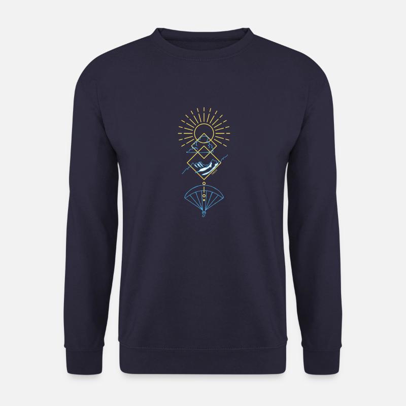 Gleitschirm pilot paragliding Sonne - Unisex Pullover - Navy
