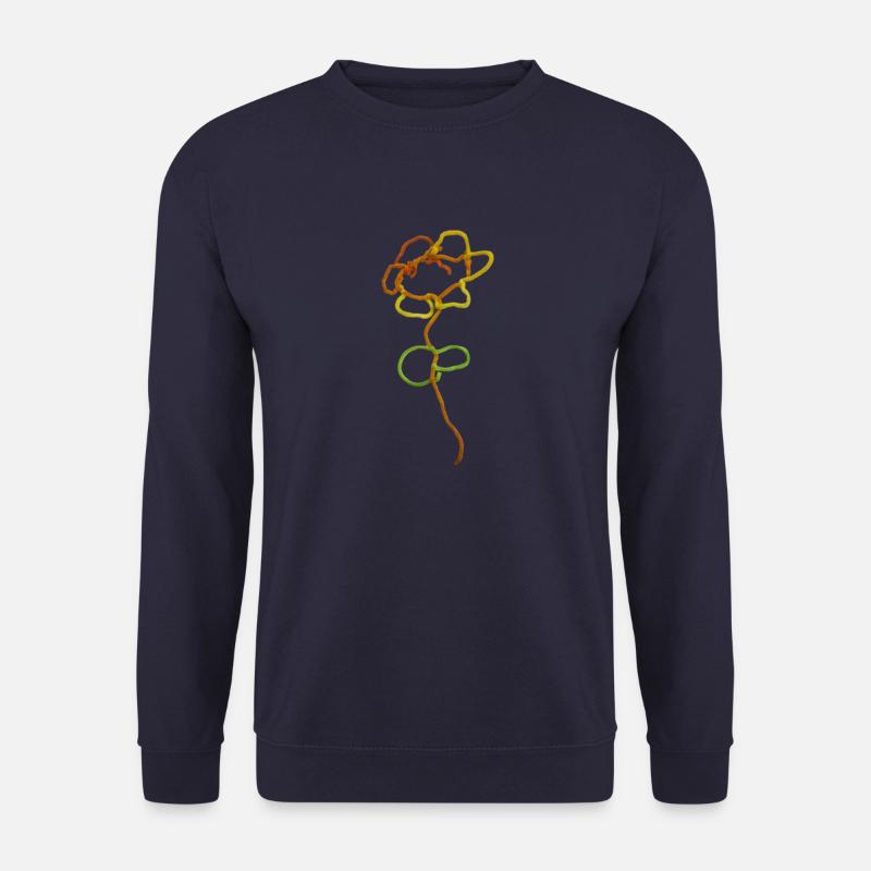 Leas Flower - Unisex Pullover - Navy