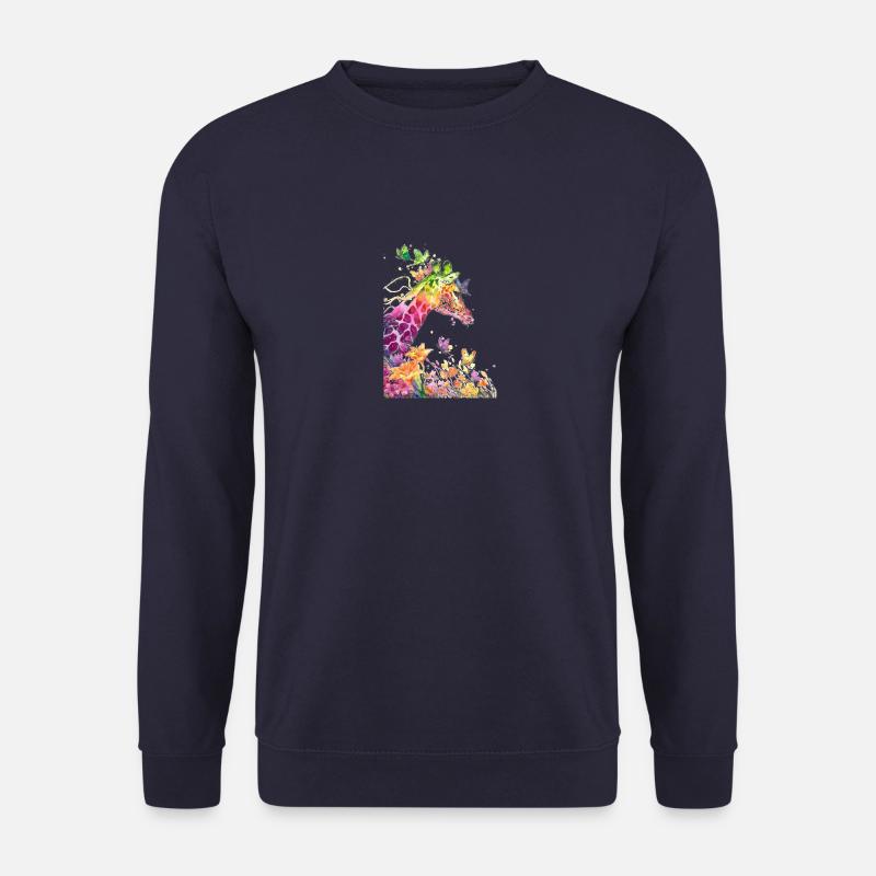 Giraffe - Unisex Pullover - Navy