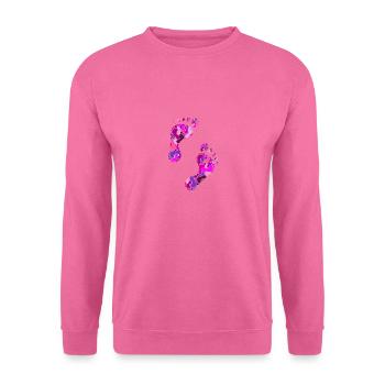Empreintes - Sweat-shirt Unisexe - rose - Devant