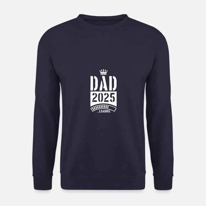 Dad 2025 Loading Papa - Unisex Pullover - Navy