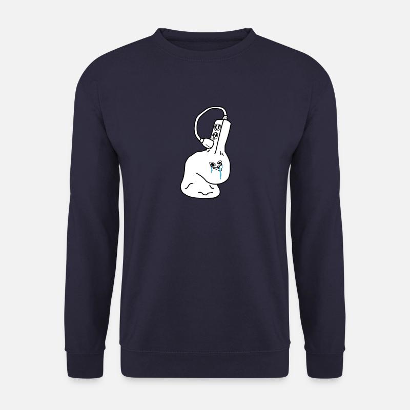 Internet Meme - Brainlet Steckdose - Unisex Pullover - Navy