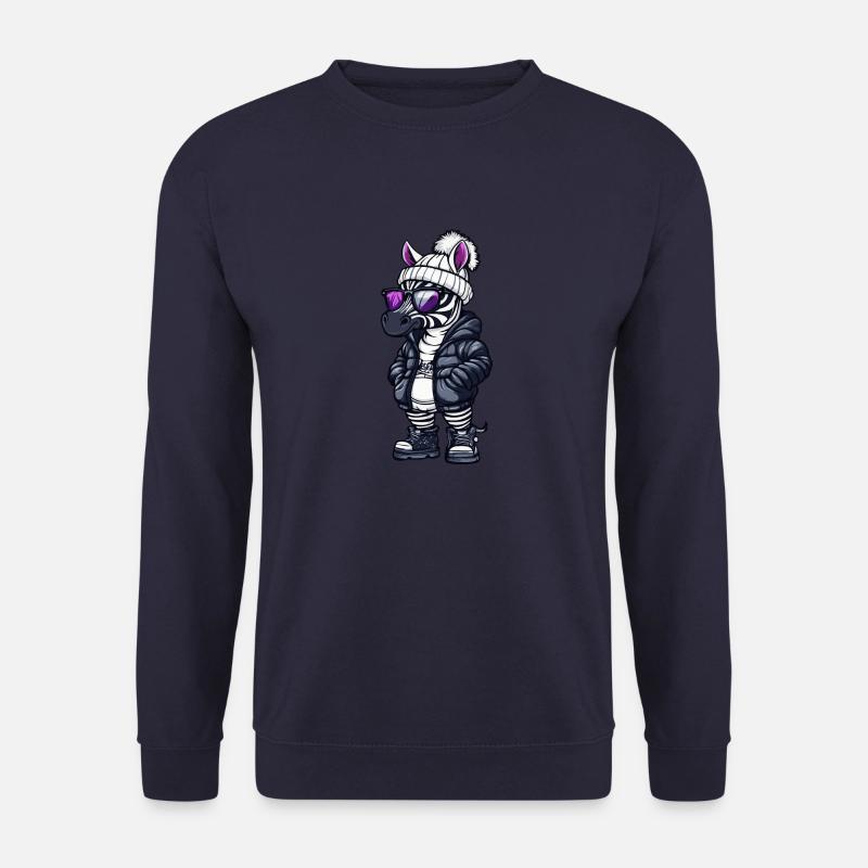 Zebra Winter - Unisex Sweatshirt - navy