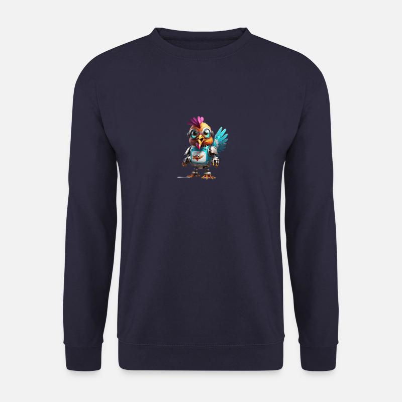 Robo chicken - Unisex Pullover - Navy