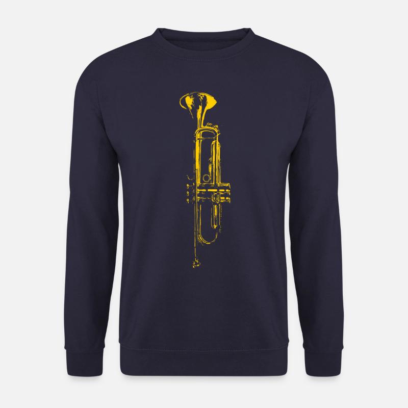 Trompete - Unisex Pullover - Navy