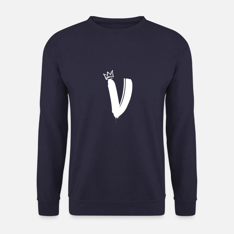 V - Unisex Sweatshirt - navy