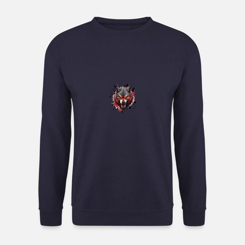 Wolf Head Symbol Animal - Unisex Sweatshirt - navy