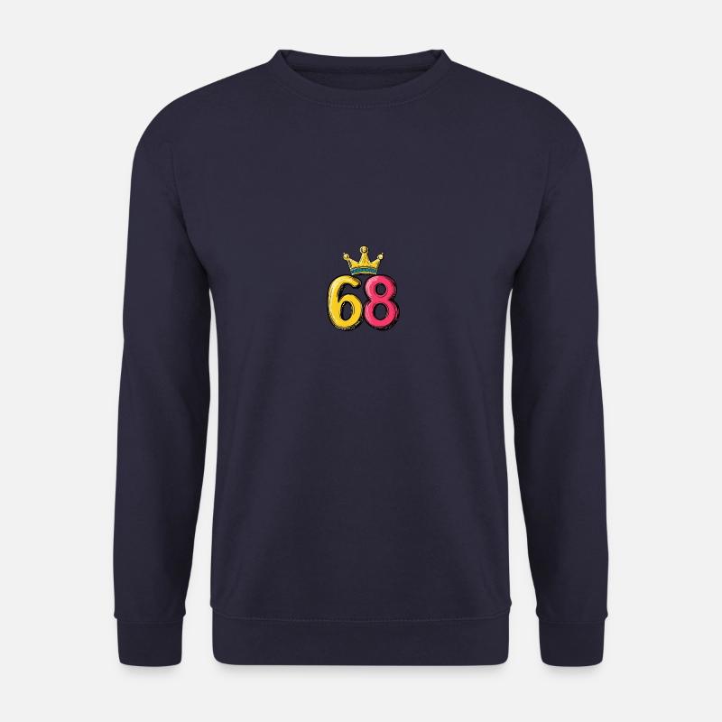 68 Number Jersey Crown - Unisex Sweatshirt - navy