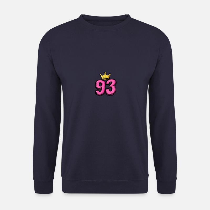 93 Number Jersey Crown - Unisex Sweatshirt - navy