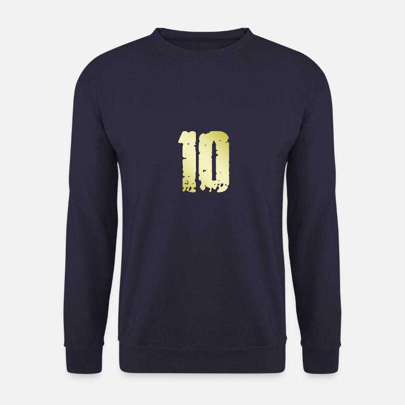 10 Zahl Vintage - Unisex Pullover - Navy