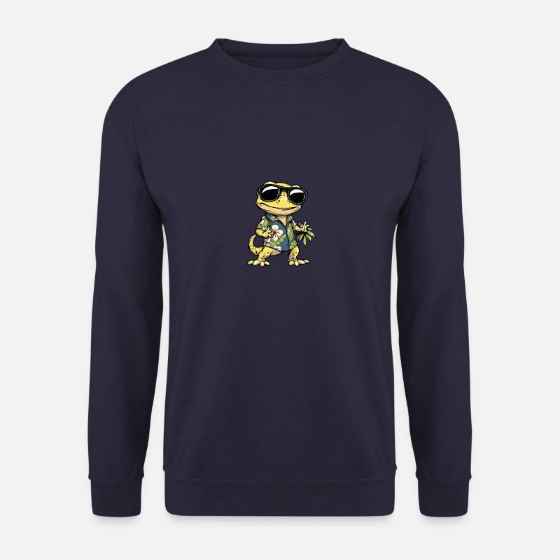 Lizard Comic Cool Summer - Unisex Sweatshirt - navy
