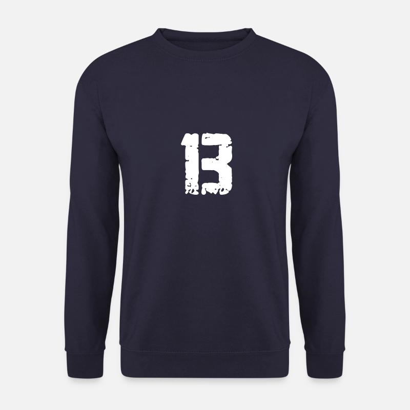 13 Zahl Vintage - Unisex Pullover - Navy