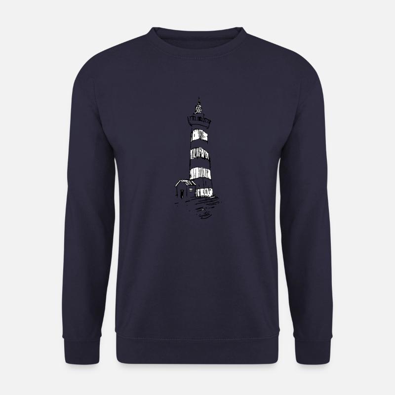 Leuchtturm auf dem Hügel - Unisex Pullover - Navy
