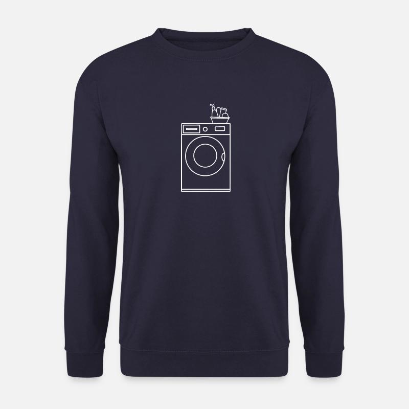 Waschmaschine Skizze - Unisex Pullover - Navy