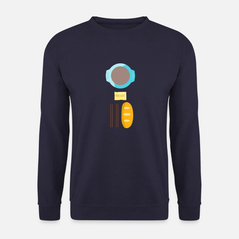 Breakfast in Taizé - Unisex Pullover - Navy