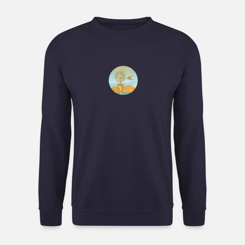 Windmill - Balearic Islands - Unisex Sweatshirt - navy