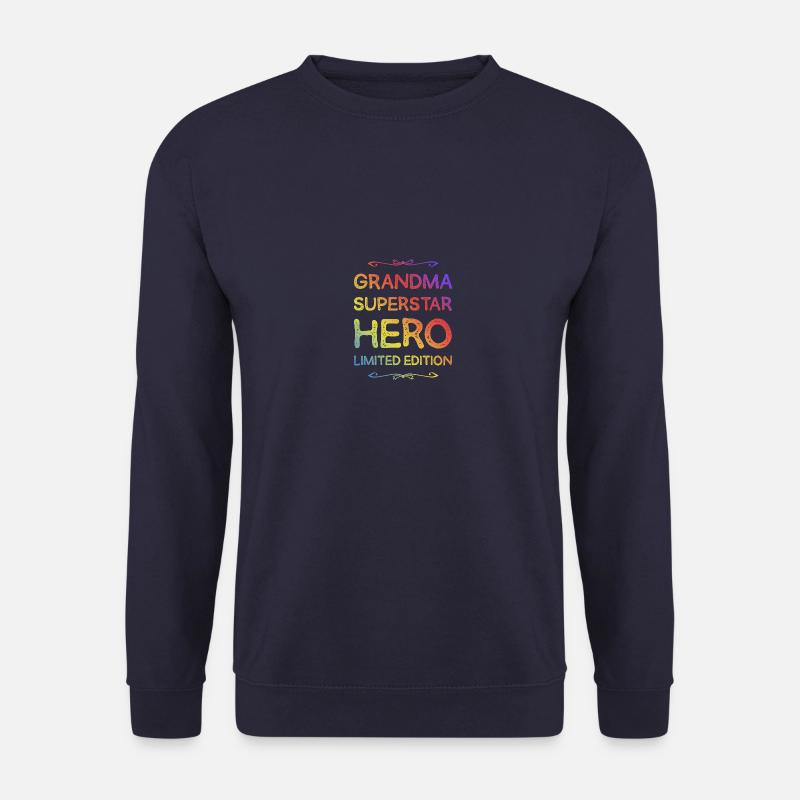 Beste Oma Heldin Spruch - Unisex Pullover - Navy