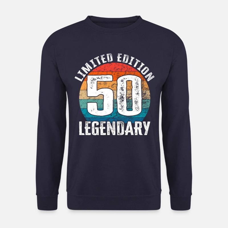 Happy Birthday - 50. Geburtstag Limited Edition - Unisex Pullover - Navy