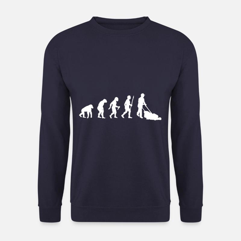 Evolution Rasenmähen Gärtner - Unisex Pullover - Navy