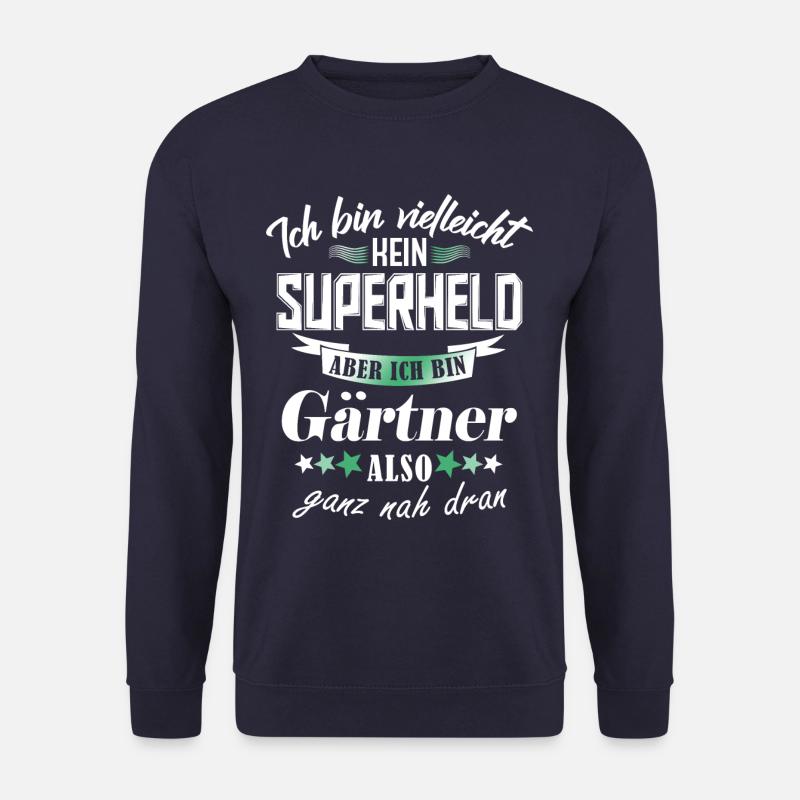 Superheld Gärtner - Unisex Pullover - Navy