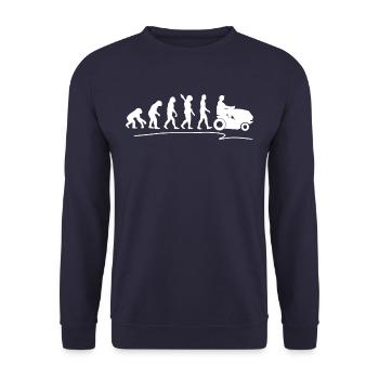 Evolution Gärtner Garten - Unisex Pullover - Navy - Vorne - Alina (178cm) & Michal (187cm)