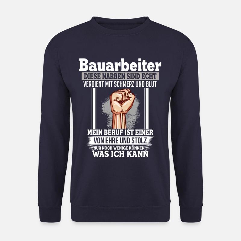 Bauarbeiter Ehre & Stolz Faust - Unisex Pullover - Navy