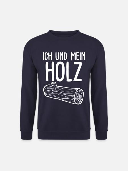 Ich und Mein Holz Holzfäller - Unisex Pullover - Navy