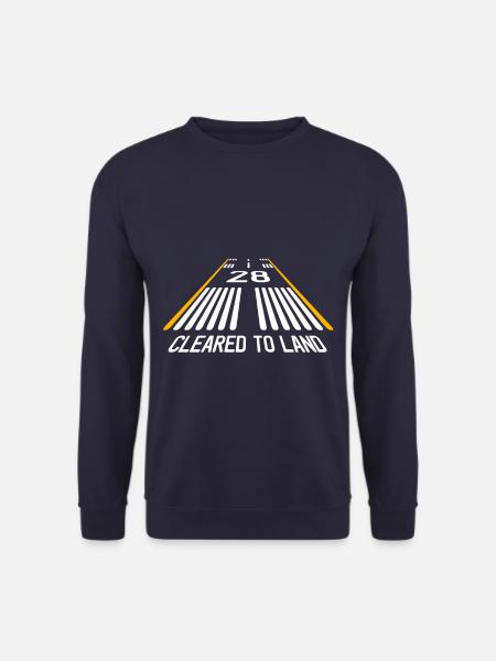 Pilot plane captain departure - Unisex Sweatshirt - navy