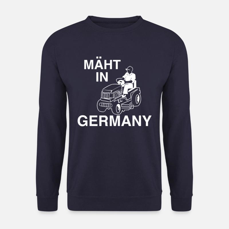 Mäht in Germany Gärtner Rasenmäher Garten - Unisex Pullover - Navy