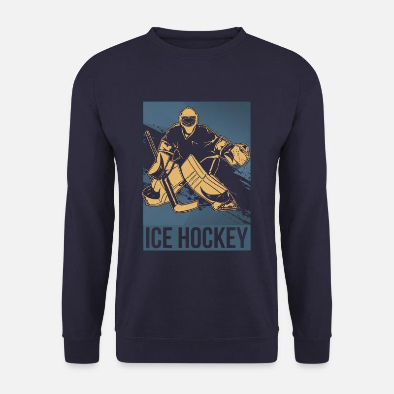 Eishockey Ice Hockey Puck - Unisex Pullover - Navy