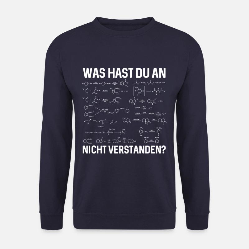 Was hast du an nicht verstanden? - Unisex Pullover - Navy