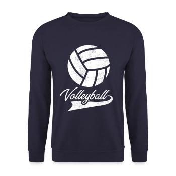 Joueur de volleyball de volleyball - Sweat-shirt Unisexe - marine - Devant - Alina (178cm) & Michal (187cm)
