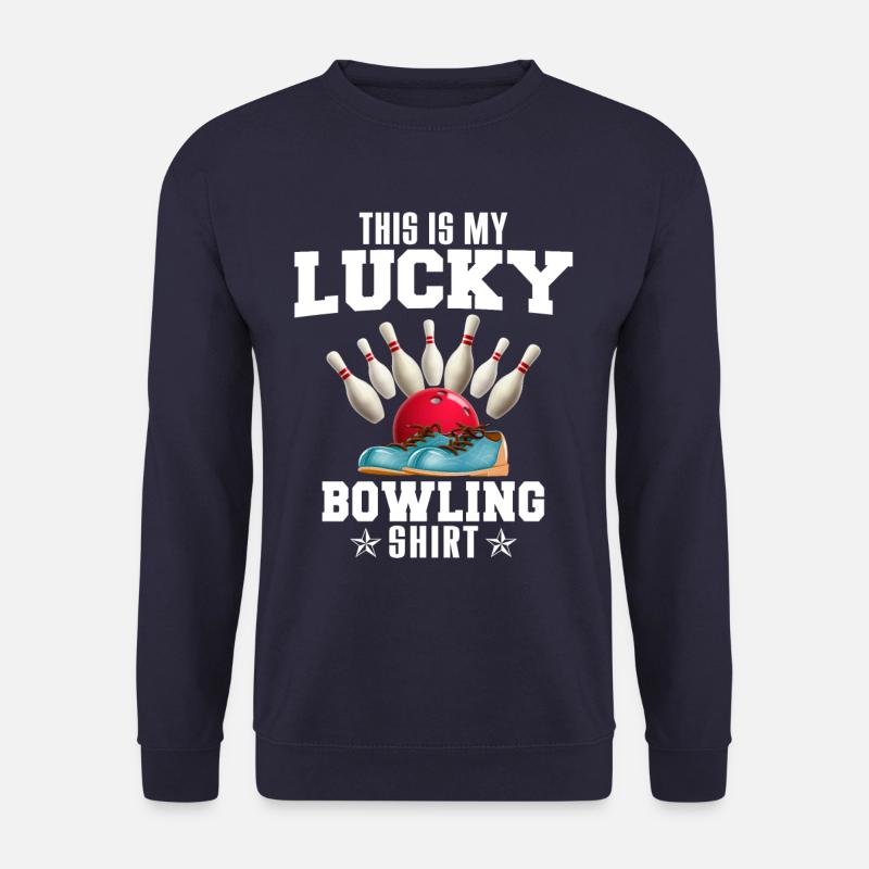 Bowling Glück Geschenk - Unisex Pullover - Navy