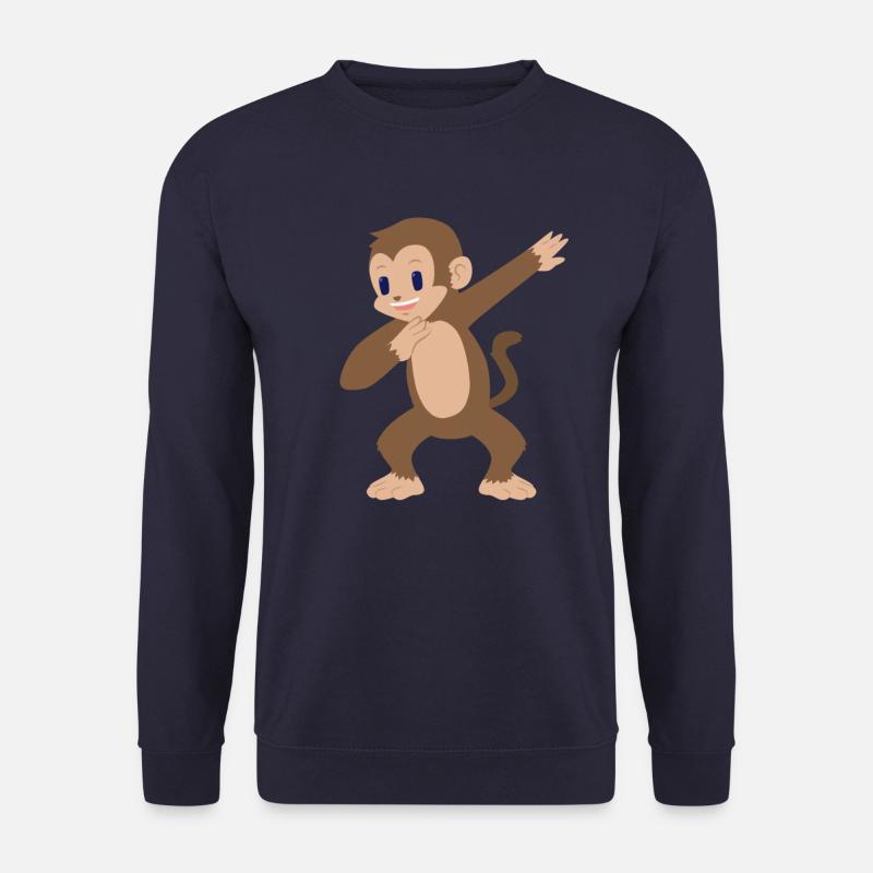 Dabbing Monkey Dab - Unisex Sweatshirt - navy