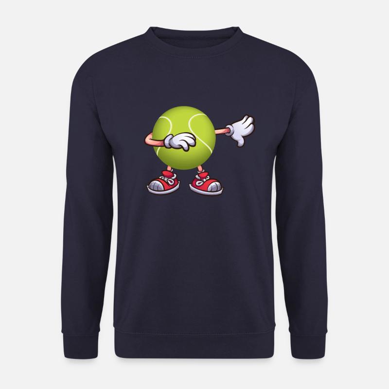 Dabbing Tennisball Tennis - Unisex Pullover - Navy