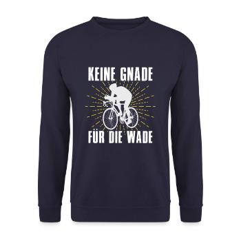 Keine Gnade für die Wade - Unisex Pullover - Navy - Vorne - Alina (178cm) & Michal (187cm)
