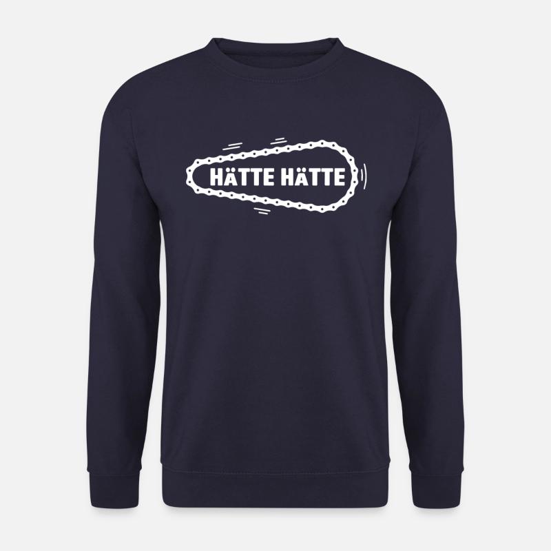 Hätte Hätte Fahrradkette - Unisex Pullover - Navy