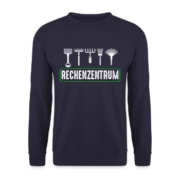 Rechenzentrum Gärtner - Unisex Pullover - Navy - Vorne - Alina (178cm) & Michal (187cm)