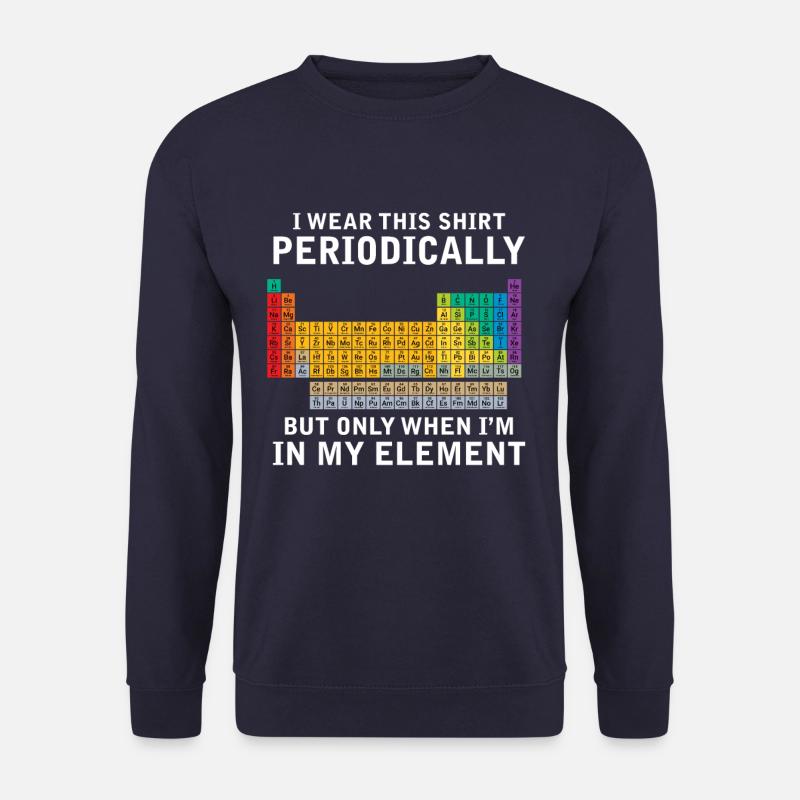 Periodic Table Physicist - Unisex Sweatshirt - navy