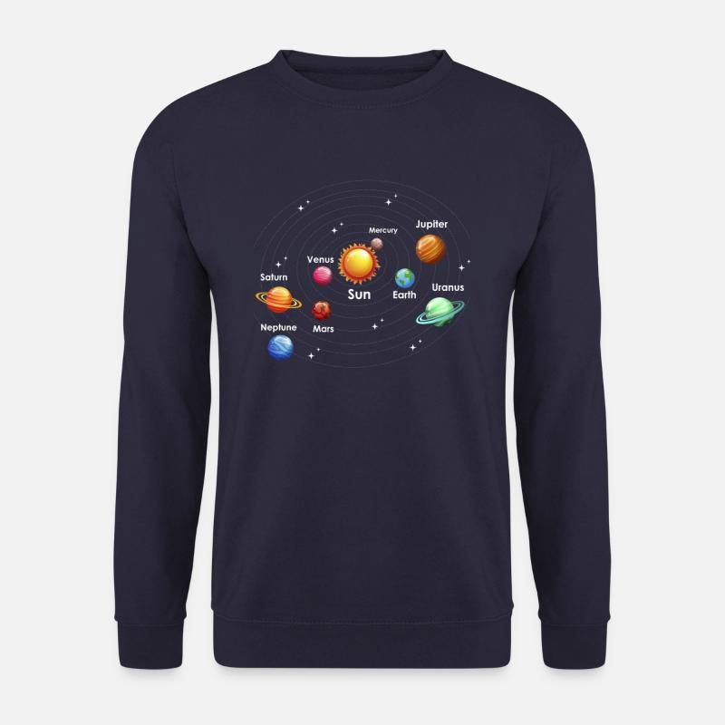 Universum Planeten - Unisex Pullover - Navy