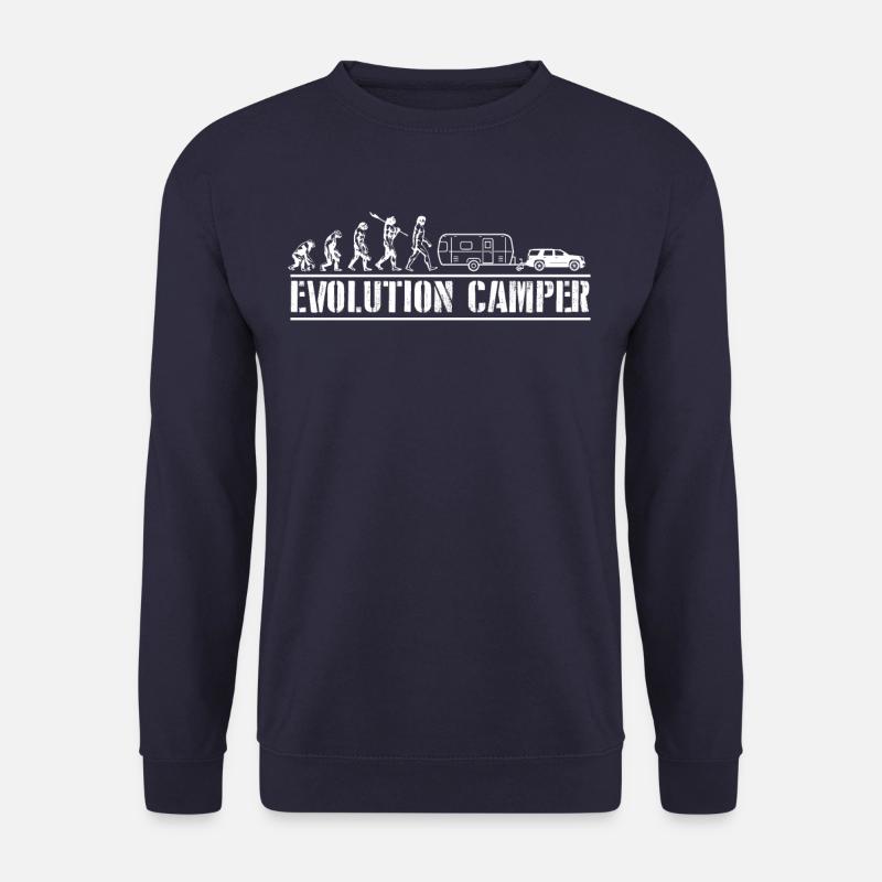 Evolution Camper Camping - Sweat-shirt Unisexe - marine