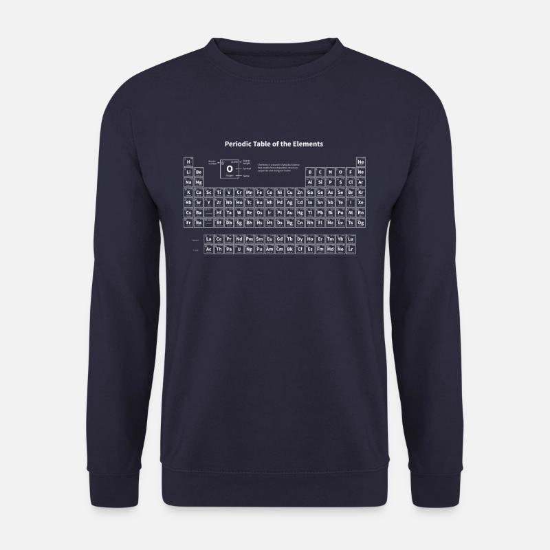 Periodic table physicist - Unisex Sweatshirt - navy