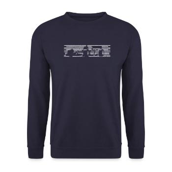 Voitures de course - Sweat-shirt Unisexe - marine - Devant - Alina (178cm) & Michal (187cm)