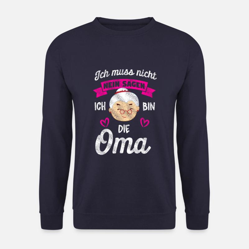 Ich bin die Oma - Unisex Pullover - Navy