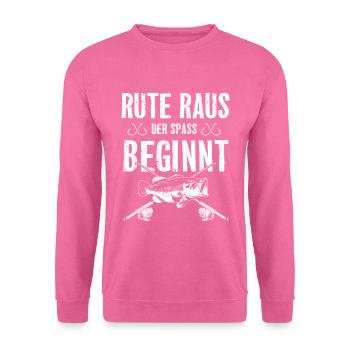 Rute Raus Der Spass Beginnt - Unisex Pullover - Pink - Vorne