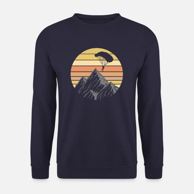 Fallschirm springen Paraglide - Unisex Pullover - Navy