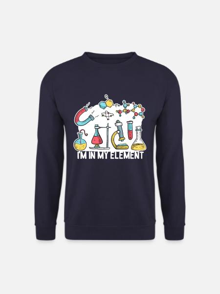 La chimie dans mon élément - Sweat-shirt Unisexe - marine